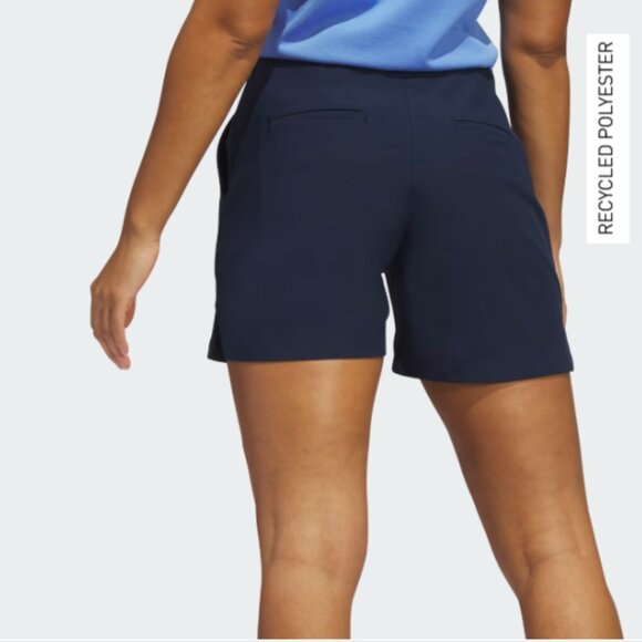 Adidas - Womens - Blue - Golf Shorts - Size 4 - Picture 1 of 9